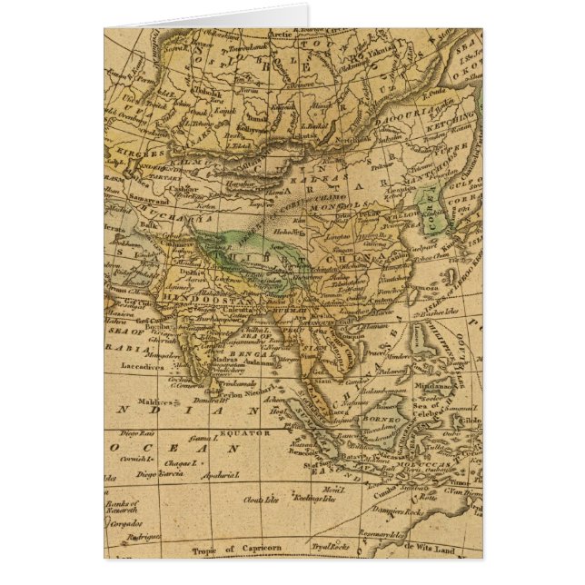 Asia Map by Worcester (Voorkant)