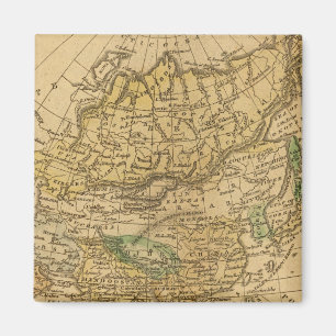 Asia Map by Worcester Magneet