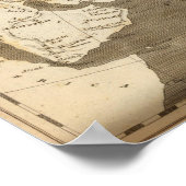 Asia Map door Arrowsmith Poster (Hoek)