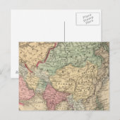 Asia Map door Mitchell Briefkaart (Voorkant / Achterkant)