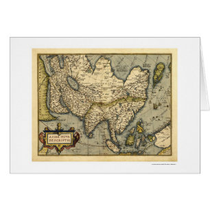 Asia Map door Ortelius 1570