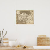 Asia Minor Map door Arrowsmith Poster (Keuken)