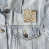 Asia Minor Map door Arrowsmith Vierkante Button 5,1 Cm (In situ)