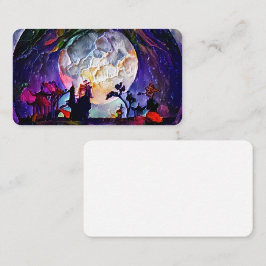 Asia Moon Visitekaartje (Voorkant / Achterkant)