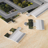 Asia Mountains Amazing Uitzicht Fab Ocean Jigzaag  Legpuzzel (Zijkant)