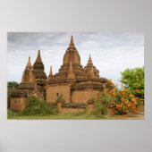 Asia, Myanmar Birma), Bagan Pagan). Diverse Poster (Voorkant)