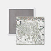 Asia noviter delineata, 1617 magneet (Voorkant / Achterkant)