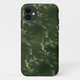 Asia Olive Green Silk iPhone 5 Hoesje