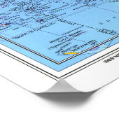 " Asia-Pacific-Region: 1989 Gedetailleerde MAP ... Poster (Hoek)