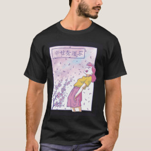 Asia Sakura Blossom Tree Roze T-shirt