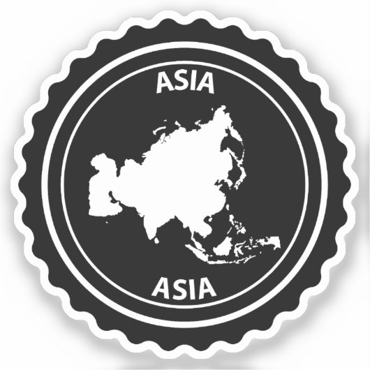 Asia Sticker (Voorkant)