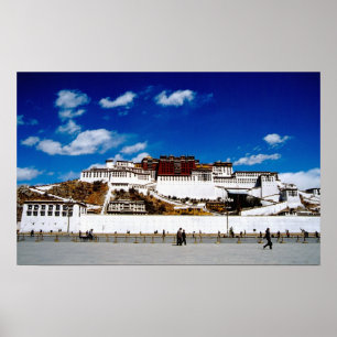 Asia, Tibet, Lhasa, Potala Palace. UNECSO Poster