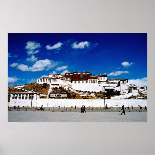 Asia, Tibet, Lhasa, Potala Palace. UNECSO Poster (Voorkant)