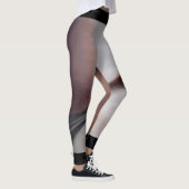 Asia Waters Brown Abstracte Dance Leggings (Rechts)