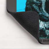 ASIA ~ zwarte rook Oosterse kat ~ Muismat (Hoek)