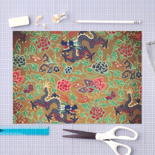 ASIAANSE TEKENINGEN MET BUTTERFLIE-tissuepapier Tissuepapier (Craft)