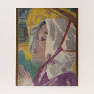 ASIAANSE VROUW IN PRAYER LEGPUZZEL