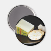 Asiago Pressato Cheese Magneet (Voorkant / Achterkant)