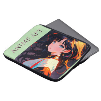 Asian anime cute girl designトートバッグ laptop sleeve
