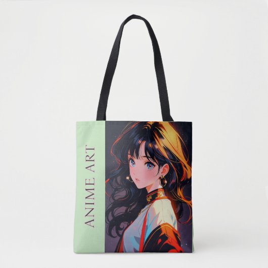 Asian anime cute girl designトートバッグ tote bag (Voorkant)