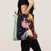Asian anime cute girl designトートバッグ tote bag (Dichtbij)