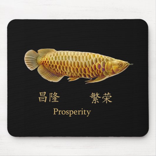 Asian Arowana Fish ProWelvaart Mousepad Muismat (Voorkant)