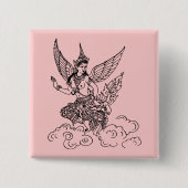 ASIAN ART ANGEL BUTTON (Voorkant)