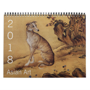 Asian Art Chinese Zodiadieren tekenen aangepast ja Kalender