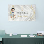 Asian Baby Boy Baptism Christening Gold Spandoek (Beurs)