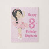 Asian Ballerina Happy Birthday Legpuzzel (Verticaal)