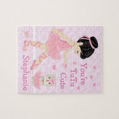Asian Ballerina Tutu Cute Jigzaag Puzzle Legpuzzel (Horizontaal)
