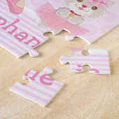 Asian Ballerina Tutu Cute Jigzaag Puzzle Legpuzzel (Zijkant)