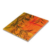 Asian Bamboo Art Tegeltje (Zijkant)