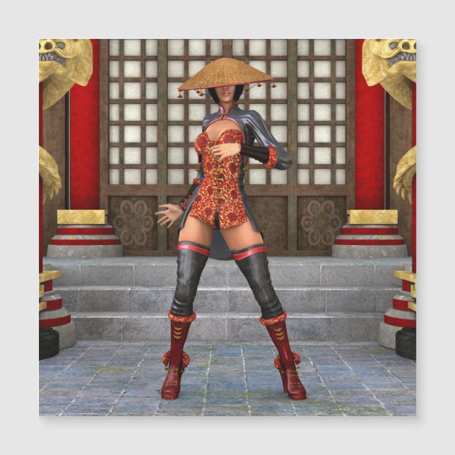 Asian Battle Woman (Voorkant)