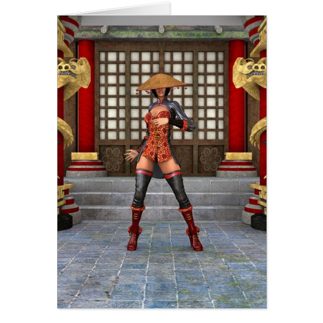Asian Battle Woman (Voorkant)