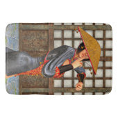 Asian Battle Woman Badmat (Voorkant)