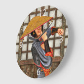 Asian Battle Woman Grote Klok (Hoek)