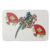 Asian Bird Deco Badmat (Voorkant)