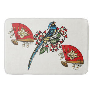 Asian Bird Deco Badmat
