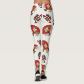 Asian Bird Deco Leggings (Achterkant)