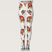 Asian Bird Deco Leggings (Voorkant)