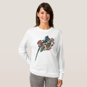 Asian Bird Deco T-shirt (Voorkant volledig)