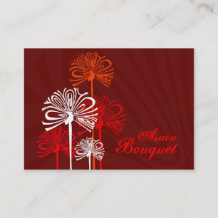 Asian Bouquet Chubby Visitekaartjes
