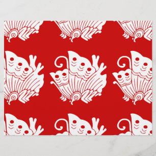 Asian Butterfly Japanse Kamon Design Flyer