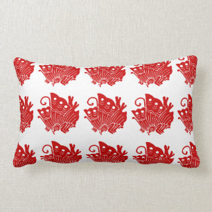 Asian Butterfly Japanse Kamon Design Kussen