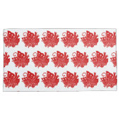 Asian Butterfly Japanse Kamon Design Kussensloop (Voorkant-Rechts)