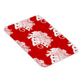 Asian Butterfly Japanse Kamon Design Magneet (Rechterzijde)