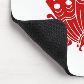 Asian Butterfly Japanse Kamon Design Muismat (Hoek)