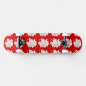 Asian Butterfly Japanse Kamon Design Skateboard (Horizontaal)