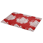 Asian Butterfly Japanse Kamon Design Snijplank (Hoek)